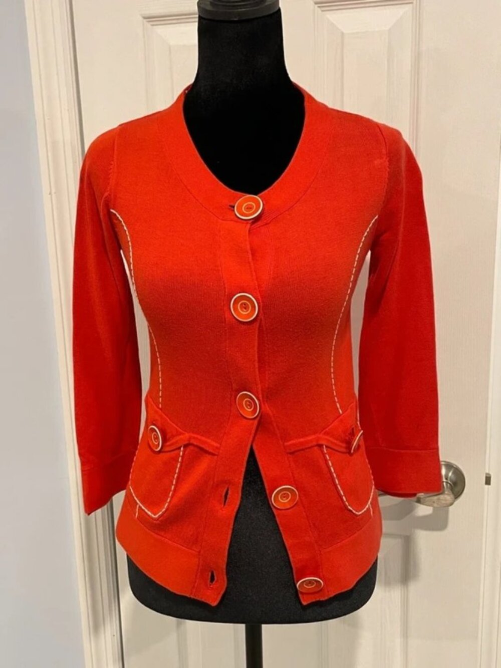 Shiro Kuramata Women's Knit Button-Front Pocket Cardigan Sweater XS